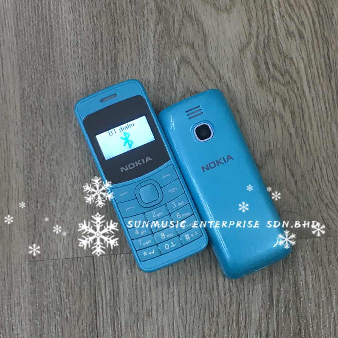 (Blue)NOKIA 8110 Super mini Body Wireless Bluetooth Dialer Phone(Ready Stock)